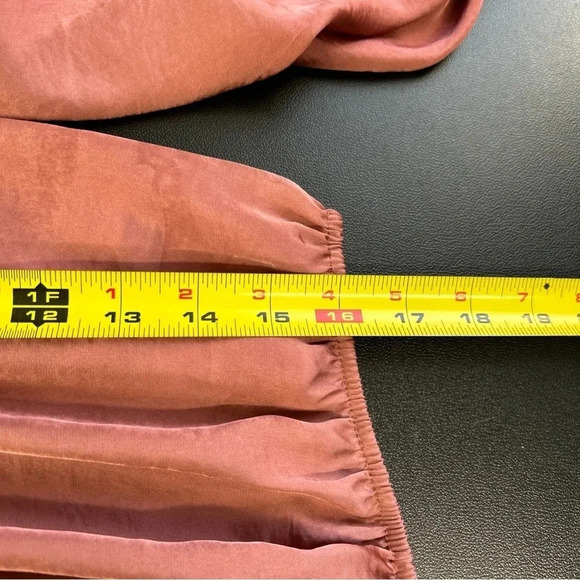 Charlotte Russe Peasant Blouse Top Women's Large Bronze Vixen Fairygoth Romantic - Picture 11 of 12